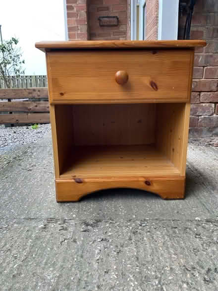 Photo of free Bedside Table With Drawer (Wincobank Sheffield S9) #1
