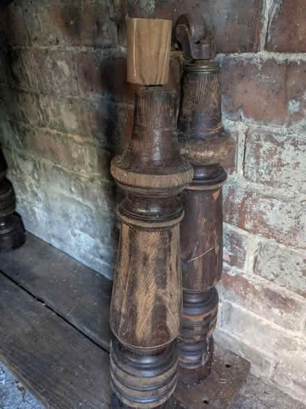 Photo of free Vintage oak table legs (Heaton) #2