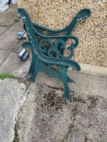 Photo of free Bench legs and support for (Worcester Park KT4) #1