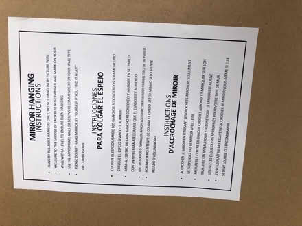 Photo of free Wall mirror (Haddon) #3