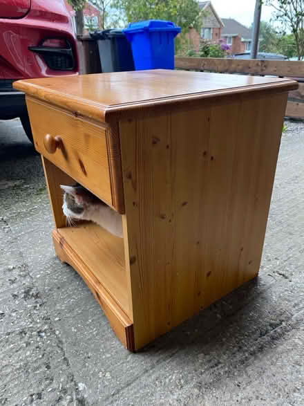 Photo of free Bedside Table With Drawer (Wincobank Sheffield S9) #3