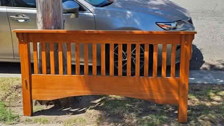 Photo of free Solid oak footboard (Santa Monica, West L.A.) #2