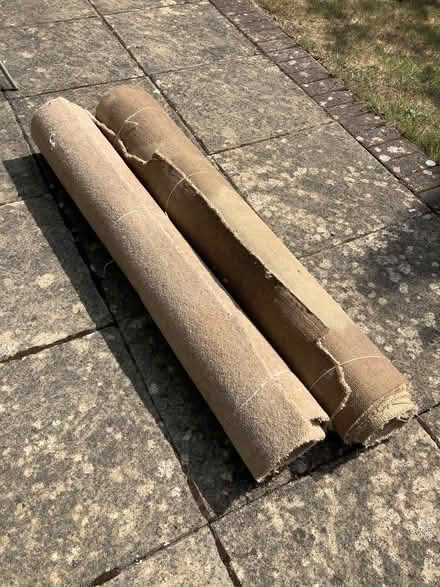 Photo of free 2 x Rolls of Hessian-backed Carpet (The Plantation GL5) #1