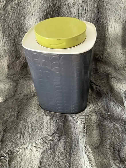 Photo of free Orla Kiely kitchen storage canister (Kegworth DE74) #1