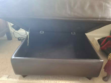 Photo of free Large storage footstool (Wootton, near Abingdon OX13) #1