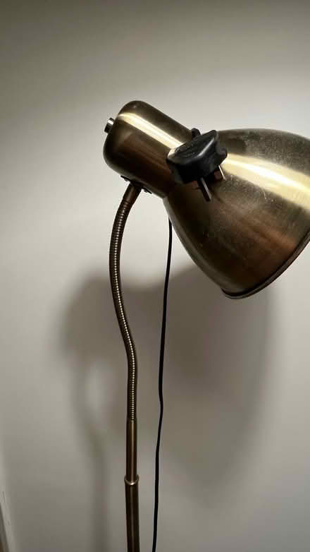 Photo of free Brass colored floor lamp (BA2) #2