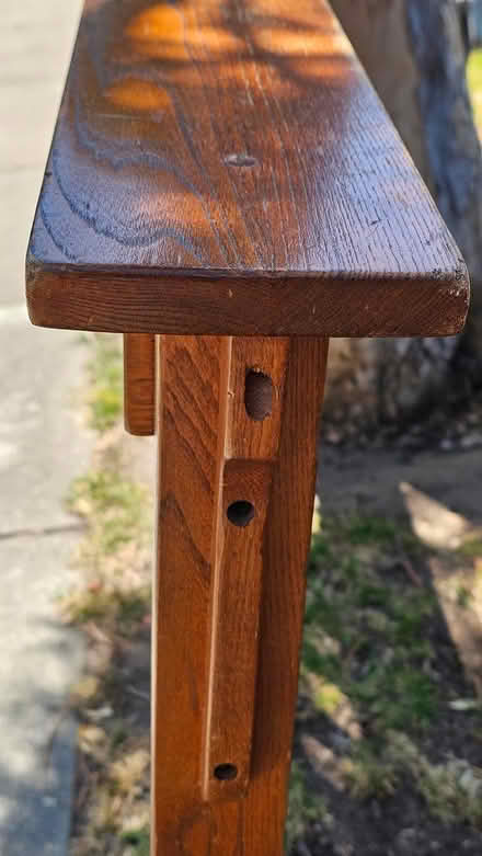 Photo of free Solid oak footboard (Santa Monica, West L.A.) #1