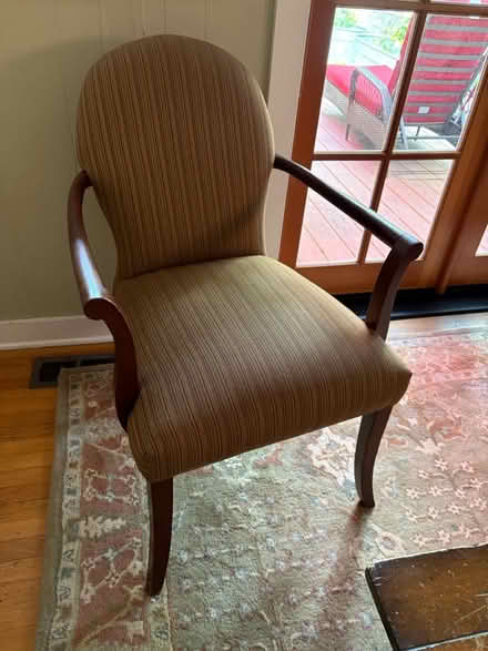 Photo of free Classic Pinstripe Chair (Montlake) #1