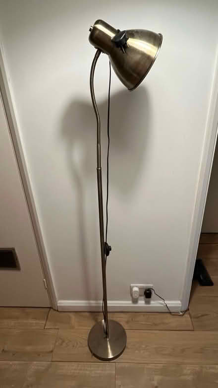 Photo of free Brass colored floor lamp (BA2) #1