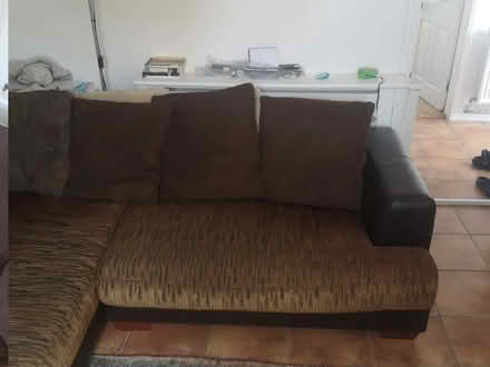 Photo of free Corner / L shaped sofa (Godmanchester) #3