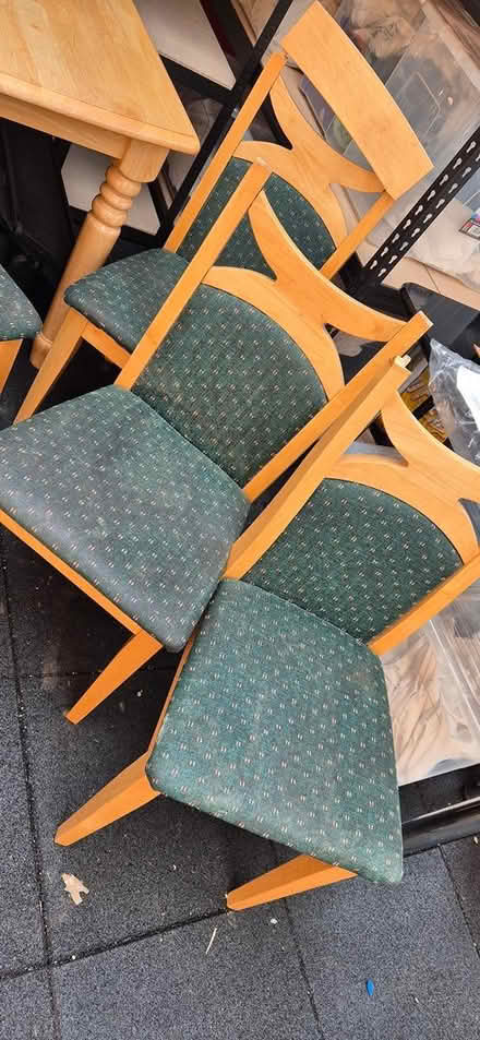 Photo of free Solid table and 6chairs (Ratoath, co Meath) #3