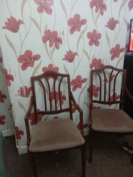 Photo of free Dinning table with 4chairs (Walsall WS2) #1