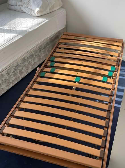 Photo of free 2 x 36” wide wooden slat bed bases (Maldon CM9) #2