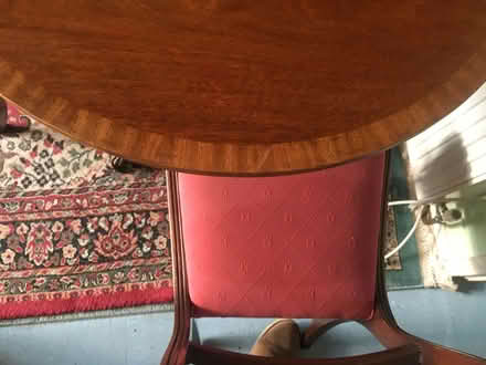 Photo of free Dining table and 4 chairs 176cm x 88.5cm dismantle able (Cradley WR13) #2