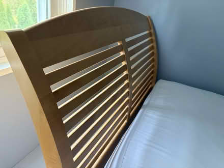 Photo of free Solid wood twin bed(s) (Newton Highlands) #2