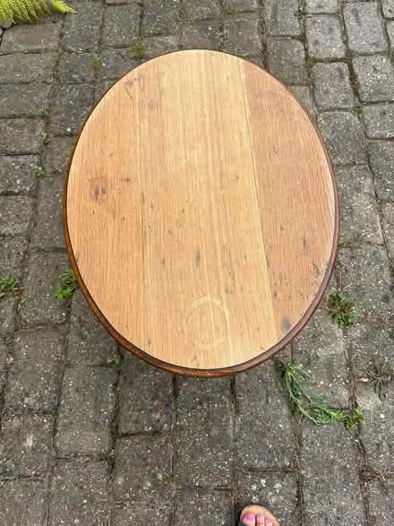 Photo of free Solid oak side table (Boxmoor, Hemel Hempstead) #1