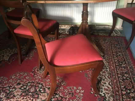 Photo of free Dining table and 4 chairs 176cm x 88.5cm dismantle able (Cradley WR13) #3