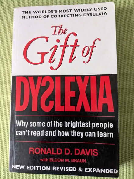 Photo of free The Gift of Dyslexia Book (Beulah Hill SE19) #1