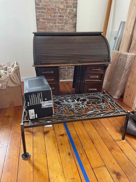 Photo of free Oak Roll Top Desk - Disassembled (Central Lawrenceville) #2