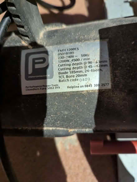 Photo of free 185 mm Circular saw (Hugus TR3) #3
