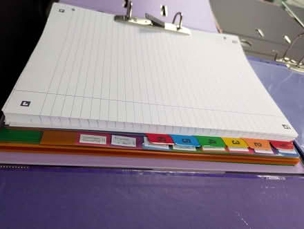 Photo of free A4 Lever Arch Folders x 6. Used but in excellent condition. (Sale M33) #4