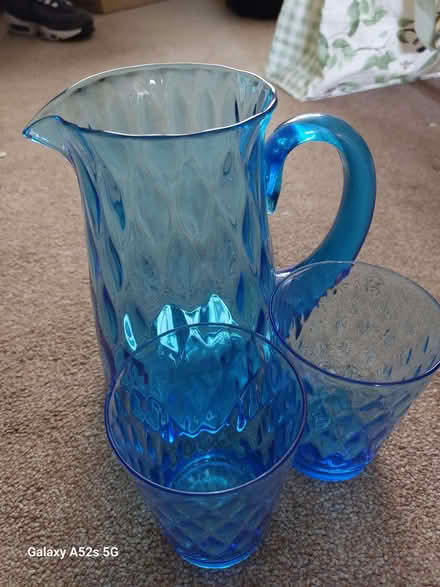 Photo of free Glass jug/2 glasses (Moseley Green WV10) #1