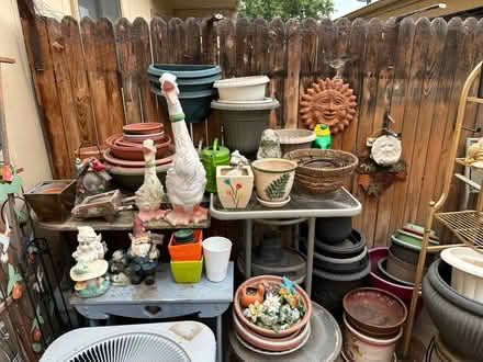 Photo of free Garden pots and decor (8th and Simms) #1