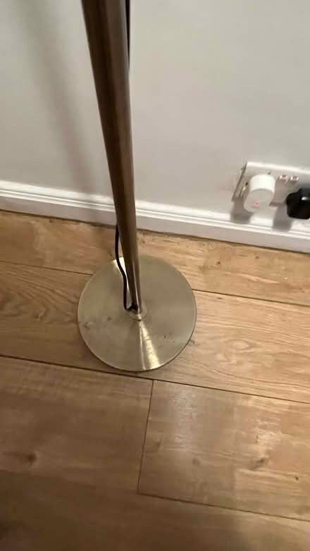 Photo of free Brass colored floor lamp (BA2) #3