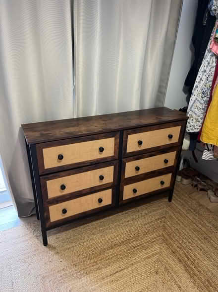 Photo of free Chest of six drawers (BA2) #1