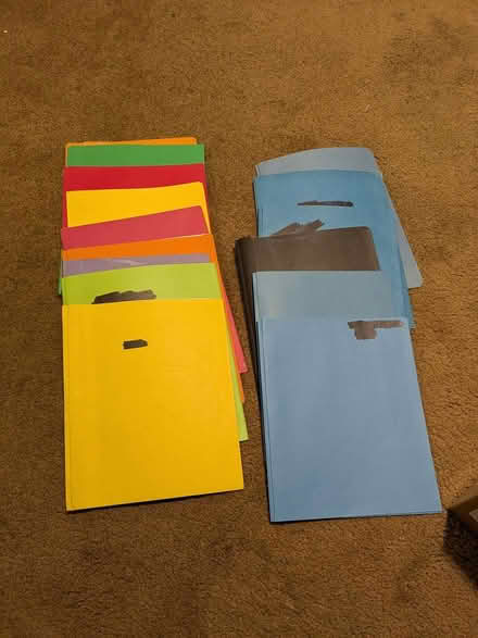 Photo of free 3 prong folders - 15 total (Baltimore area) #1