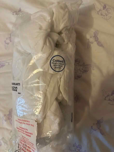 Photo of free Cot bed mattress protector (AB24) #1