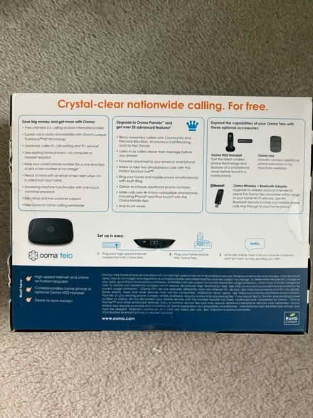 Photo of free OOMA Telo home phone service (Aurora near Eola & NY) #2
