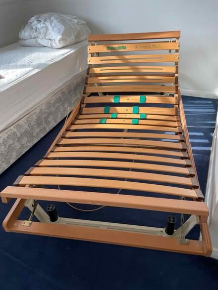 Photo of free 2 x 36” wide wooden slat bed bases (Maldon CM9) #1