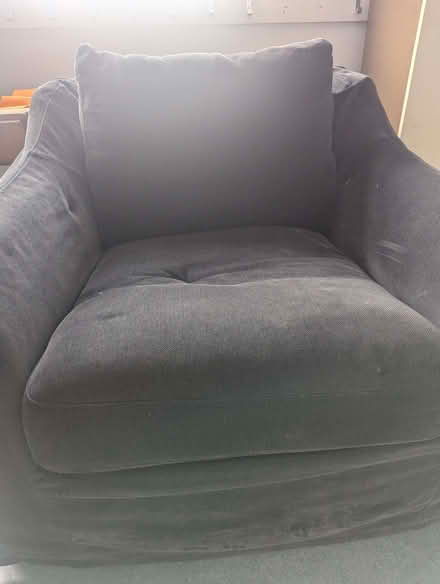 Photo of free Black armchair (Scotstounhill G13) #1