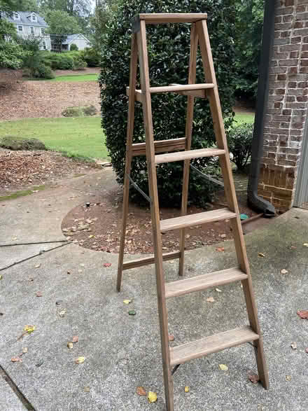Photo of free wood ladder (sandy springs) #2