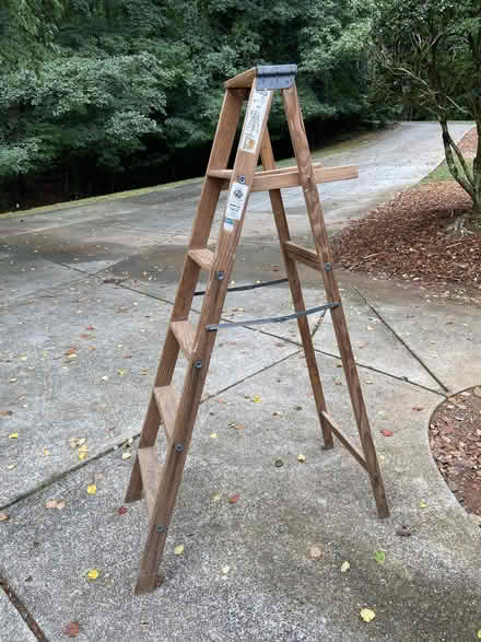 Photo of free wood ladder (sandy springs) #1