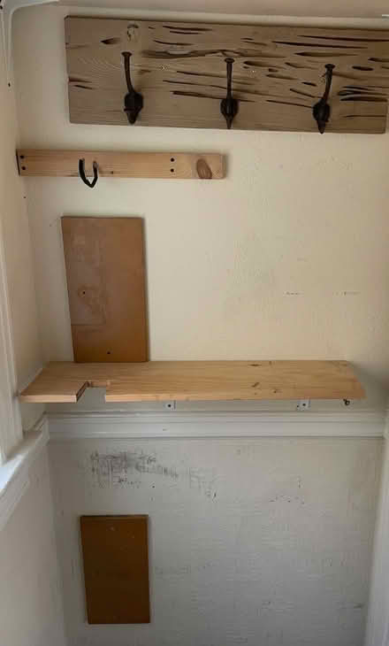 Photo of free Bike hook/shelf mudroom set (Mission Dolores SF) #1