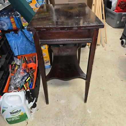 Photo of free Small table w/drawer - vintage (Columbia, Md) #2