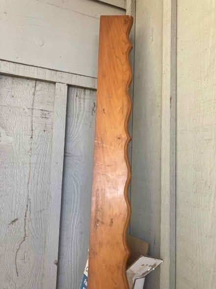 Photo of free Curved molding solid wood 8 feet (Foothill Boulevard Cupertino) #1