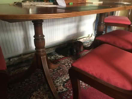 Photo of free Dining table and 4 chairs 176cm x 88.5cm dismantle able (Cradley WR13) #4