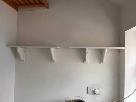 Photo of free 2x wooden shelves (Chester CH2) #1