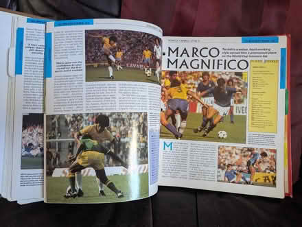Photo of free World cup 90 sticker and information collection (Shippon OX13) #3