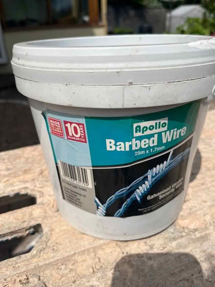 Photo of free Tub of barbed wire (Winterbourne BS36) #1
