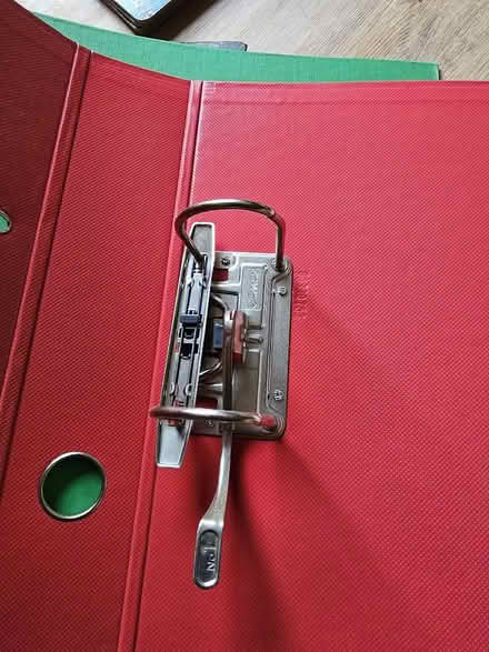 Photo of free Lever arch files and pockets (Ebley GL5) #2