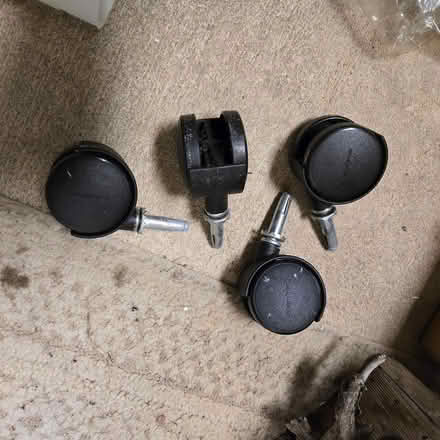 Photo of free Casters (rolling wheels) from chair (Columbia, Md) #1