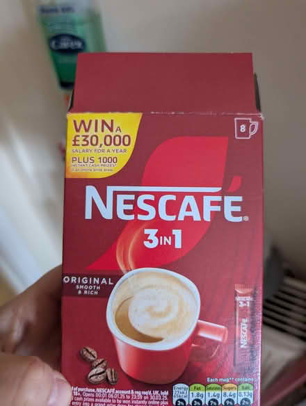 Photo of free Nescafé 3 in 1 sachets (Warden Hill GL51) #2