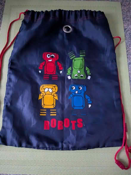 Photo of free Robot Draw String Bag (Beulah Hill SE19) #1