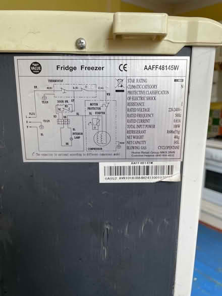 Photo of free Fridge freezer (New Malden SW20) #4