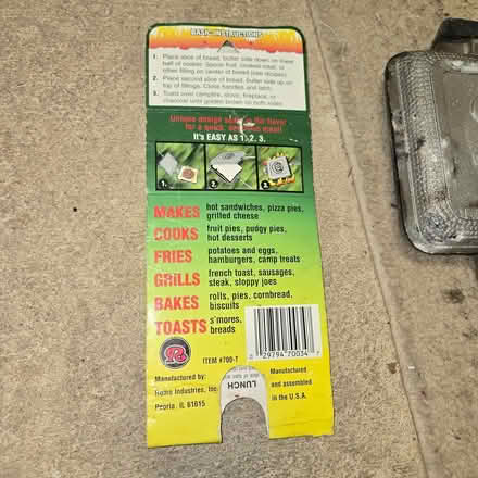 Photo of free Camping pie/grilled sandwich maker (Columbia, Md) #4