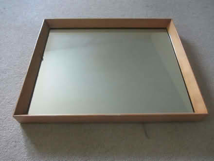 Photo of free Mirror with wooden surround (Colwall Green WR13) #1